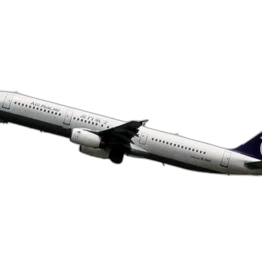 3d render, white, airplane, words transparent PNG cut-out