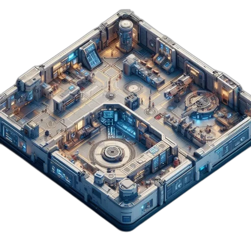 furniture, building, concept art, 3d render transparent PNG cut-out