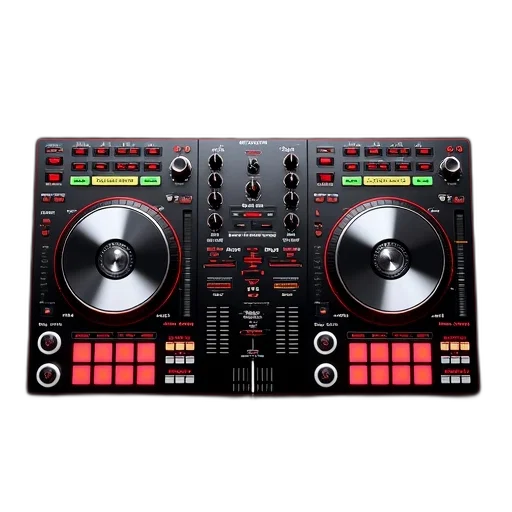 digital, mixer, interface, two transparent PNG cut-out