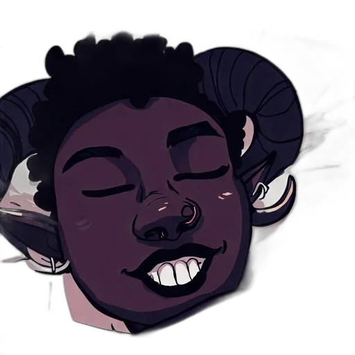 face, concept art, watercolor, fantasy art transparent PNG cut-out