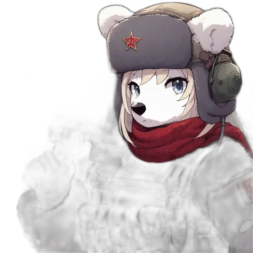hat, staff, animal, face transparent PNG cut-out