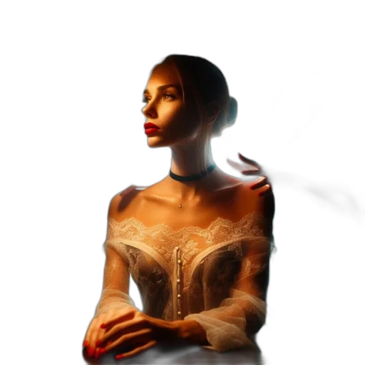 dress, jewelry, robot, crown transparent PNG cut-out