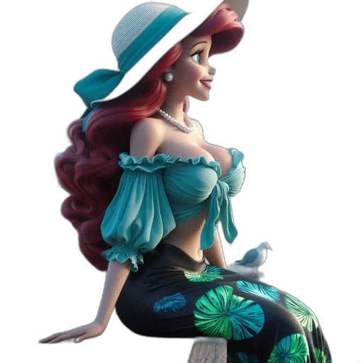 dress, hat, crown, concept art transparent PNG cut-out