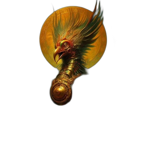 dragon, staff, jewelry, crown transparent PNG cut-out
