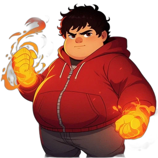 jacket, staff, weapon, dragon transparent PNG cut-out