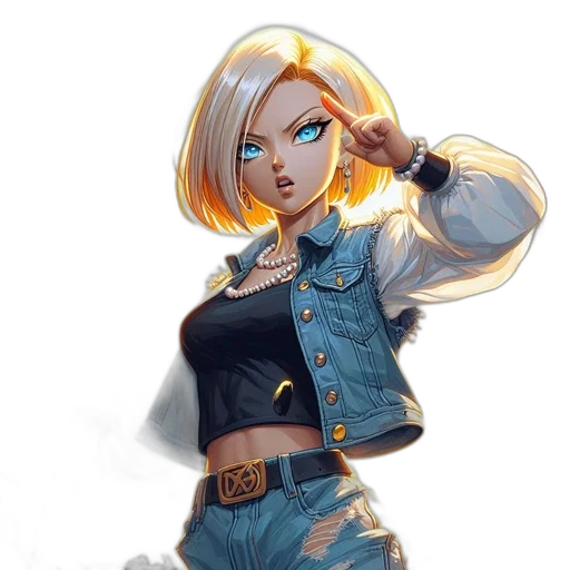 jacket, concept art, comic book art, fantasy art transparent PNG cut-out