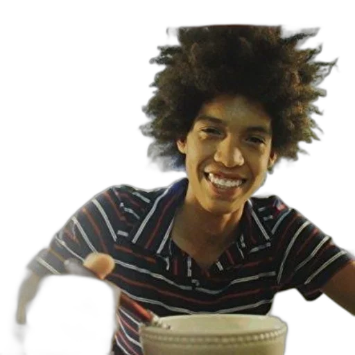 hair, hat, creature, staff transparent PNG cut-out