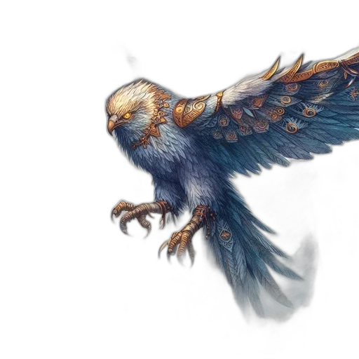 fantasy art, concept art, watercolor, photorealistic transparent PNG cut-out