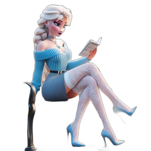 dress, robot, furniture, shoes transparent PNG cut-out