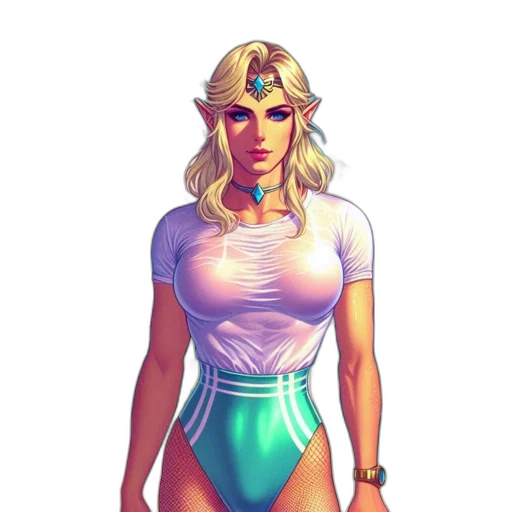 dress, creature, face, jewelry transparent PNG cut-out
