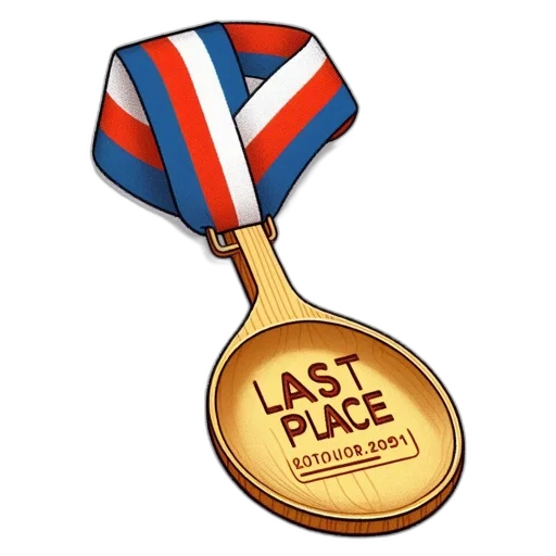 wooden, medal, features, tri-color transparent PNG cut-out