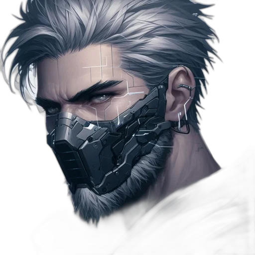 mask, face, creature, weapon transparent PNG cut-out