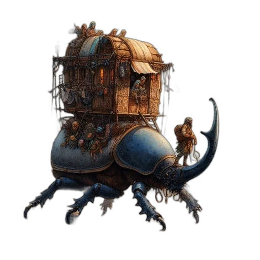 robot, creature, furniture, dragon transparent PNG cut-out
