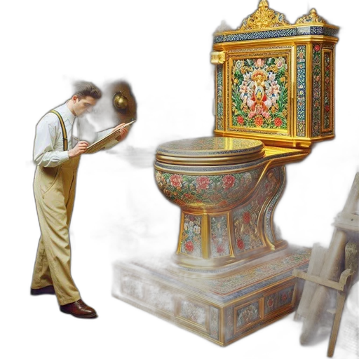 furniture, jewelry, staff, oil painting transparent PNG cut-out