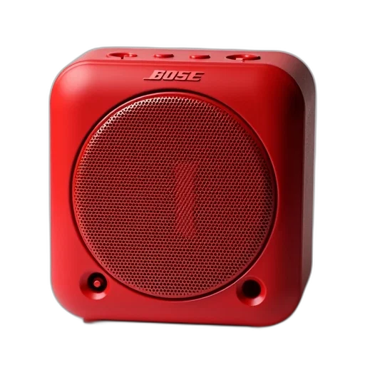 robot, 3d render, red, portable transparent PNG cut-out