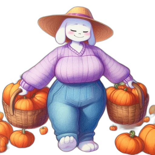 hat, food, creature, watercolor transparent PNG cut-out