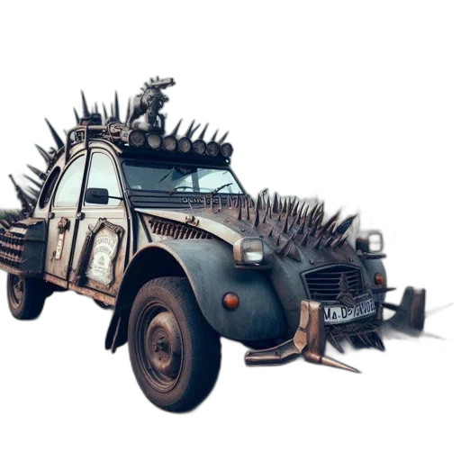car, weapon, dragon, animal transparent PNG cut-out