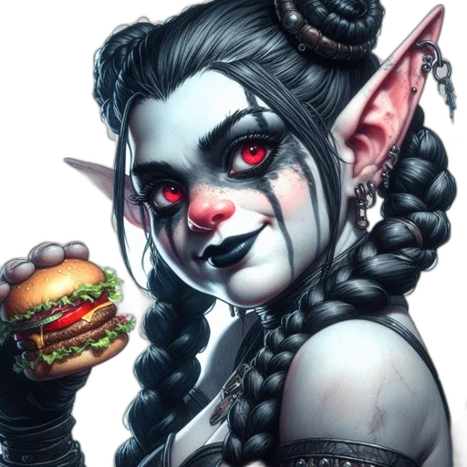 food, fantasy art, concept art, comic book art transparent PNG cut-out
