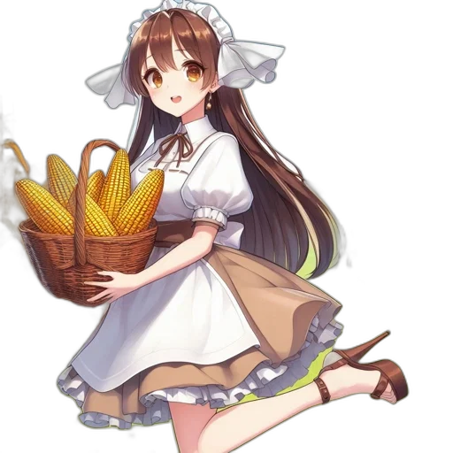 food, crown, staff, dress transparent PNG cut-out