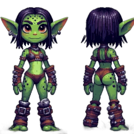 concept art, fantasy art, pixel art, 3d render transparent PNG cut-out