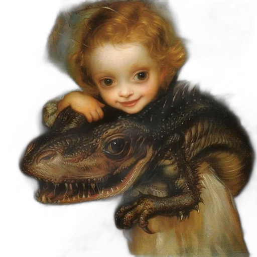 dragon, creature, animal, mask transparent PNG cut-out