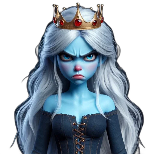 crown, face, fantasy art, concept art transparent PNG cut-out