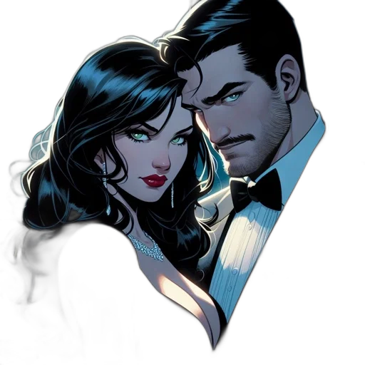 comic book art, concept art, cartoon, fantasy art transparent PNG cut-out