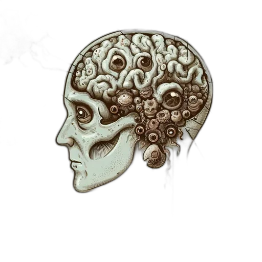face, mask, crown, robot transparent PNG cut-out
