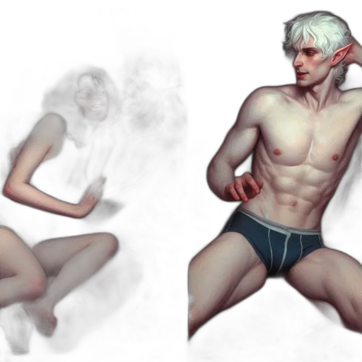 concept art, fantasy art, cyberpunk, watercolor transparent PNG cut-out