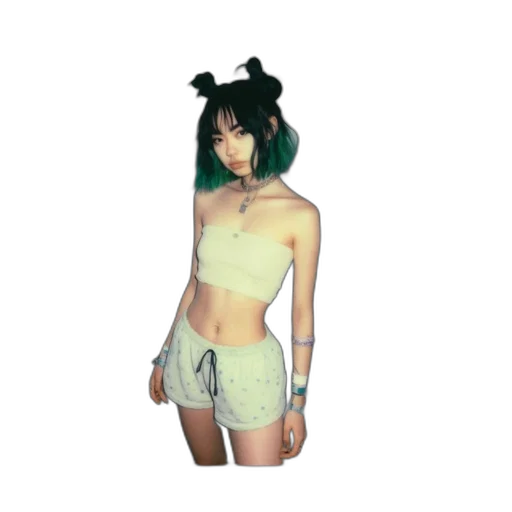 dress, staff, creature, hat transparent PNG cut-out