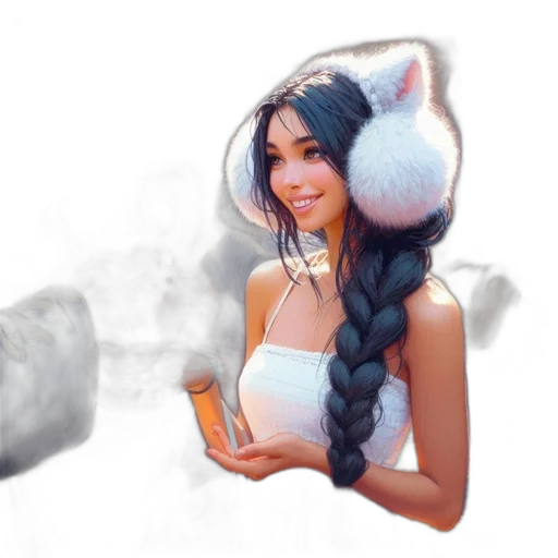 hat, fantasy art, concept art, anime transparent PNG cut-out