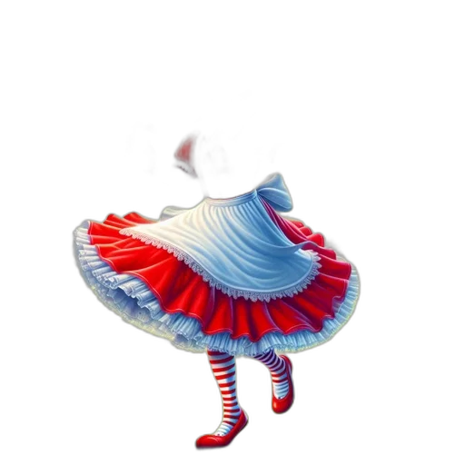 dress, shoes, hat, creature transparent PNG cut-out