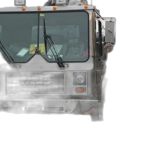robot, mack, truck, crane transparent PNG cut-out