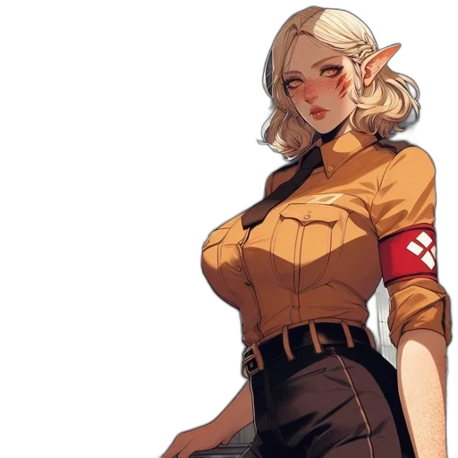 staff, dress, jacket, concept art transparent PNG cut-out