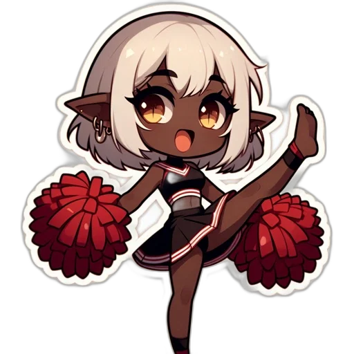 staff, creature, pixel art, anime transparent PNG cut-out