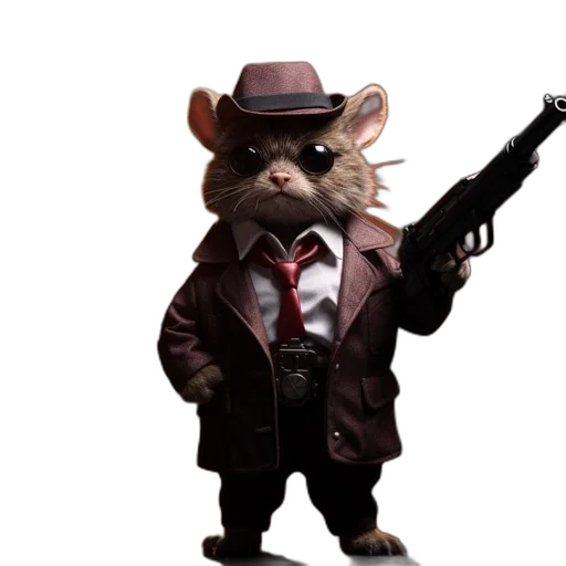 animal, staff, weapon, jacket transparent PNG cut-out