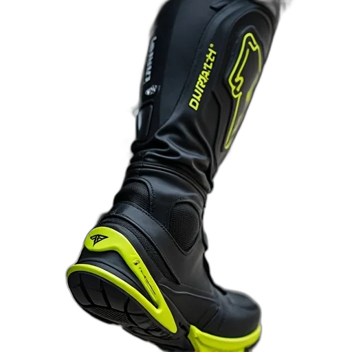 shoes, 3d render, close-up, motorcycle transparent PNG cut-out