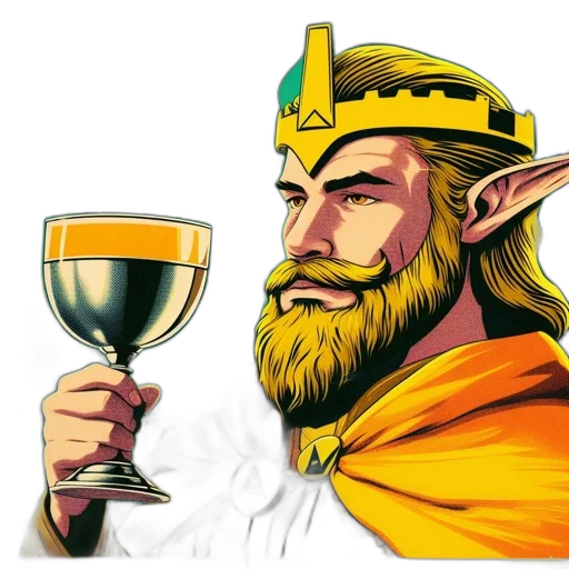 crown, fantasy art, concept art, pixel art transparent PNG cut-out