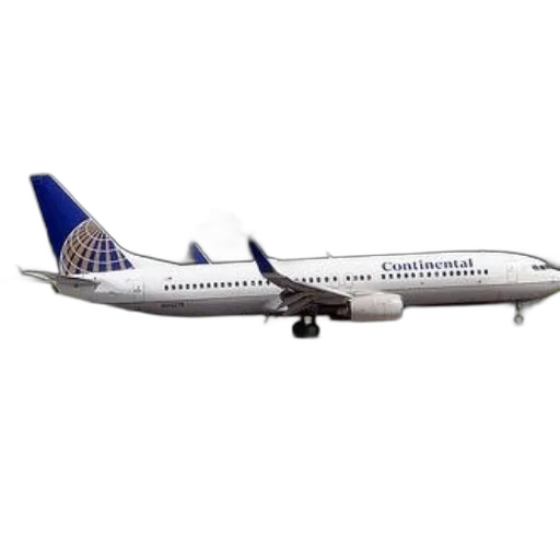 continental, airlines, airplane, takes transparent PNG cut-out