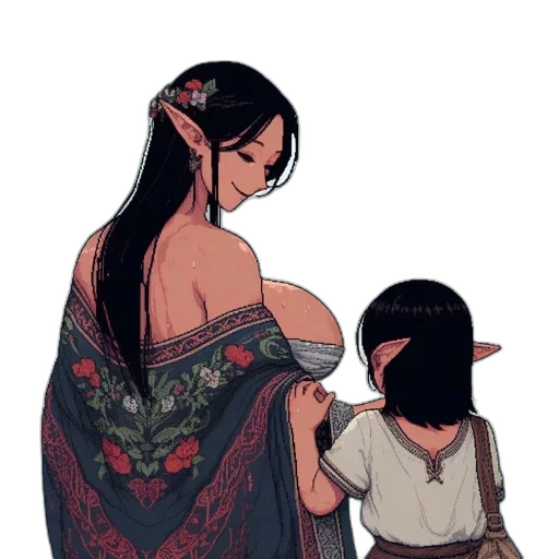 dress, jewelry, mask, concept art transparent PNG cut-out