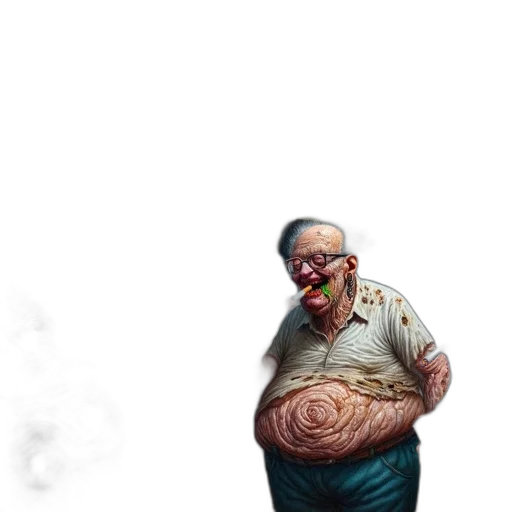 food, creature, face, staff transparent PNG cut-out