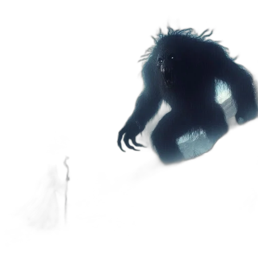 creature, animal, mask, hair transparent PNG cut-out