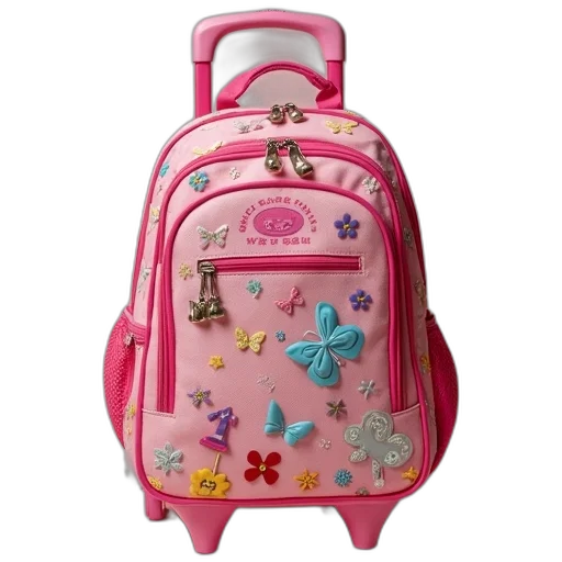 3d render, disney, kids, trolley transparent PNG cut-out