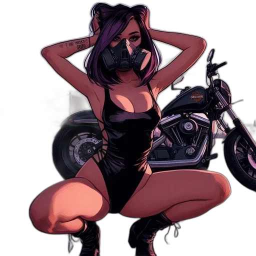weapon, concept art, cyberpunk, comic book art transparent PNG cut-out
