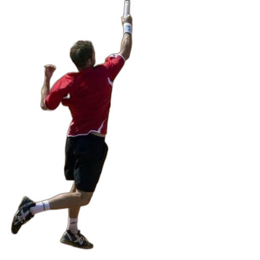 staff, 3d render, tennis, player transparent PNG cut-out