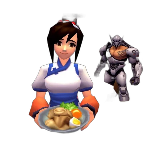 food, robot, staff, concept art transparent PNG cut-out