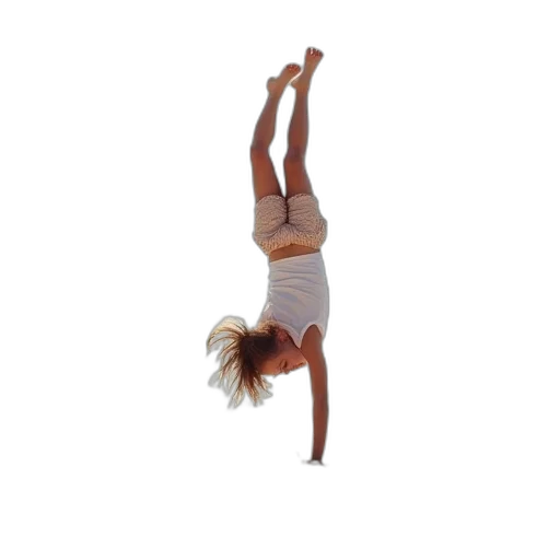 staff, young, girl, doing transparent PNG cut-out