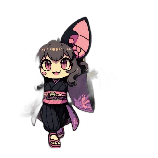 creature, staff, pixel art, anime transparent PNG cut-out