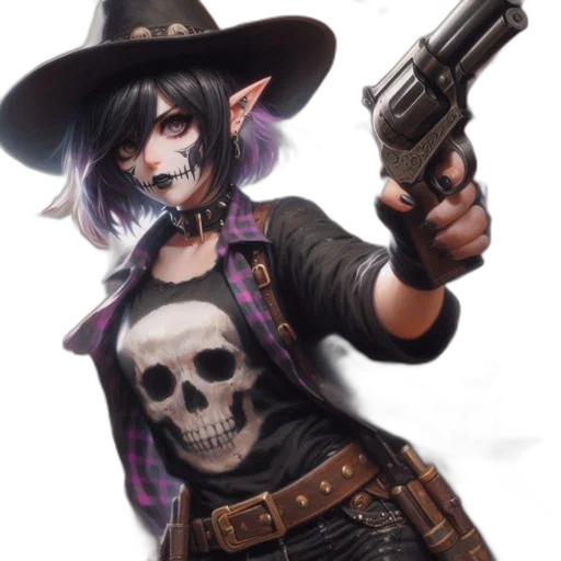 weapon, hat, staff, concept art transparent PNG cut-out