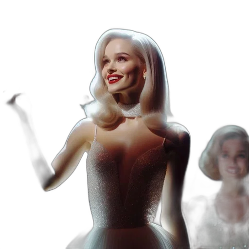 dress, robot, concept art, comic book art transparent PNG cut-out